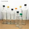 廠家供應500ml透明玻璃圓橄欖油瓶 方形山茶
